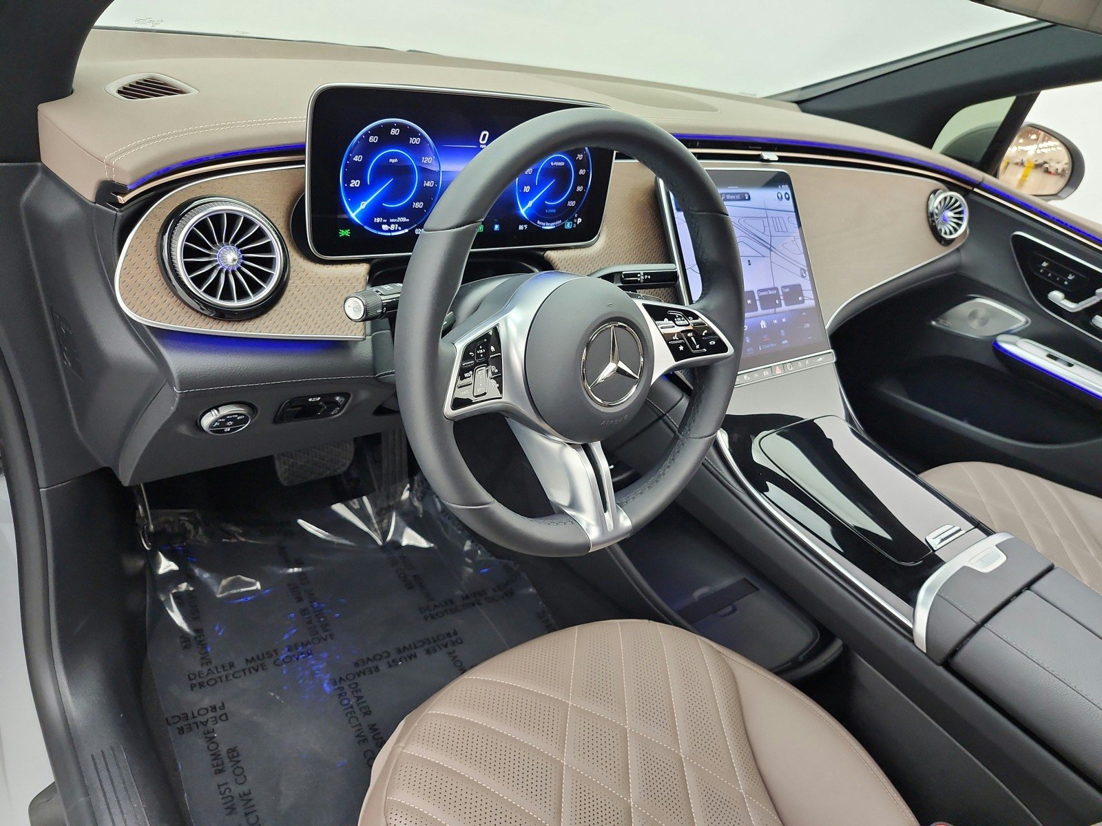 Certified Used 2023 MANUFAKTUR Alpine Grey Mercedes-Benz EQE 350 4MATIC®+ Sedan image 9