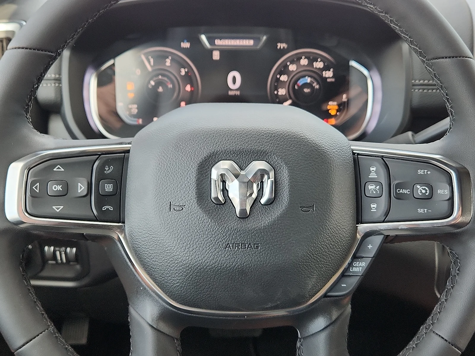New 2026 PW7 Bright Whit Ram LARAMIE MEGA CAB 4X4 6