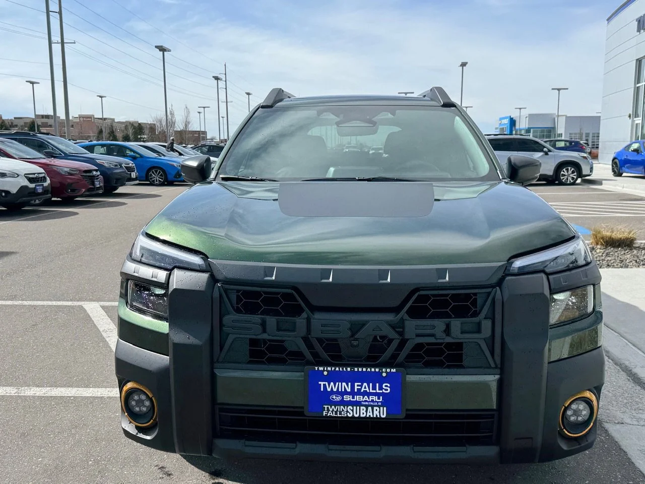 New 2026 Deep Emerald Green Pearl Subaru Wilderness image 2