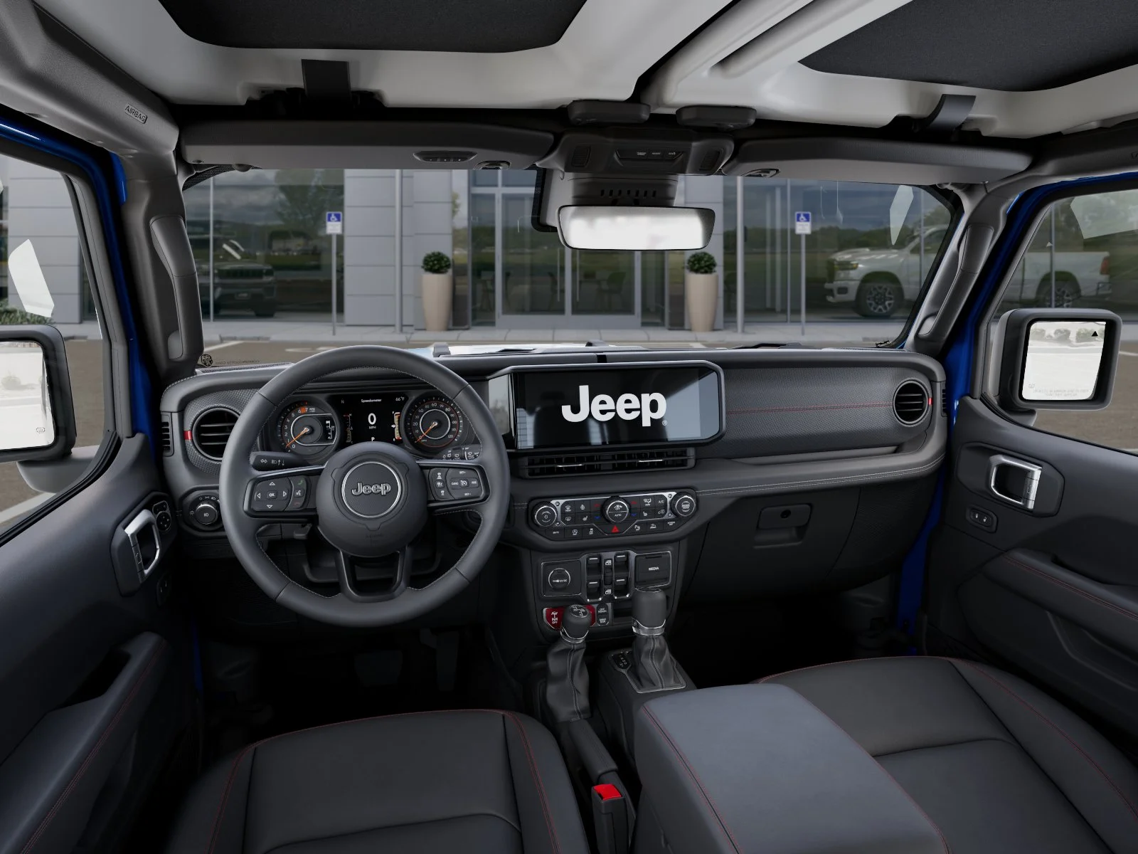 New 2026 Hydro Blue Pearl-Coat Exterior Paint Jeep Rubicon X image 49