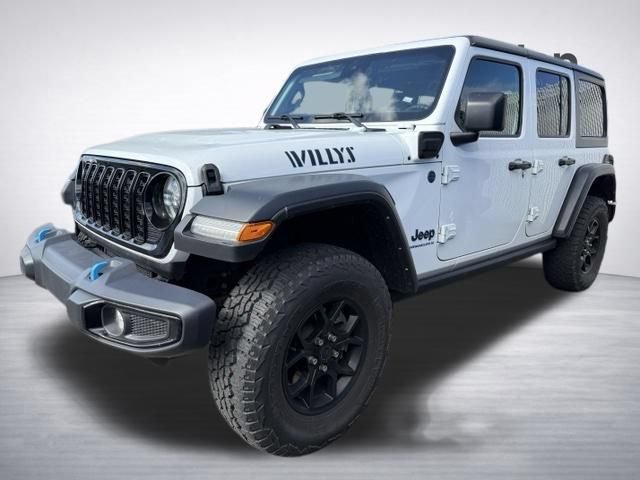 Used 2024 Bright White Clearcoat Jeep Willys image 5