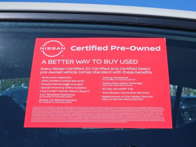 Certified Used 2025 Glacier White Nissan 2.5 SV image 4