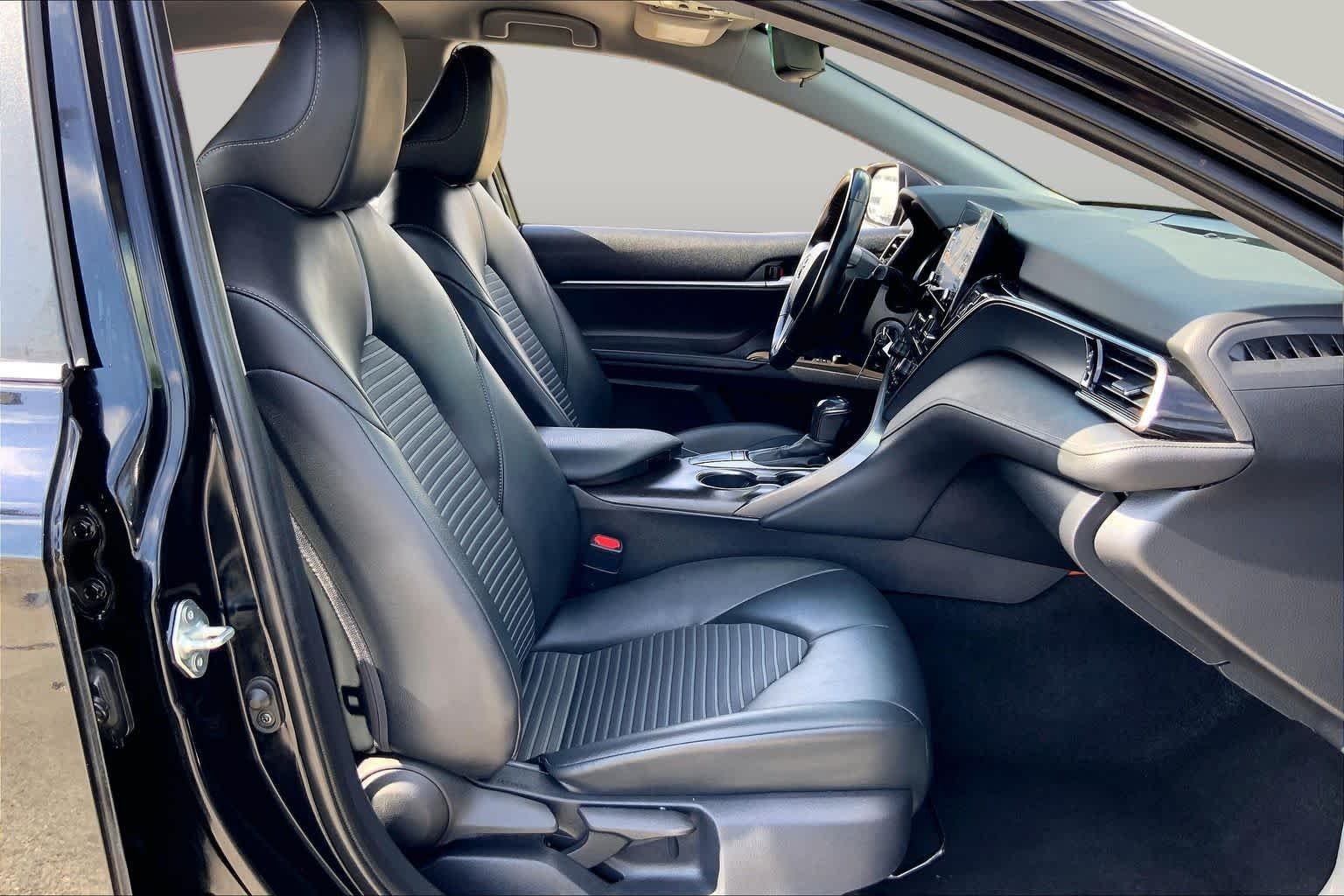 Used 2023 Midnight Black Metallic Toyota SE Nightshade image 9
