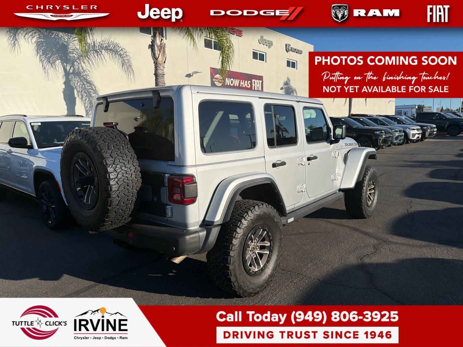 Used 2024 Silver Zynith Clearcoat Jeep Rubicon 392 image 4