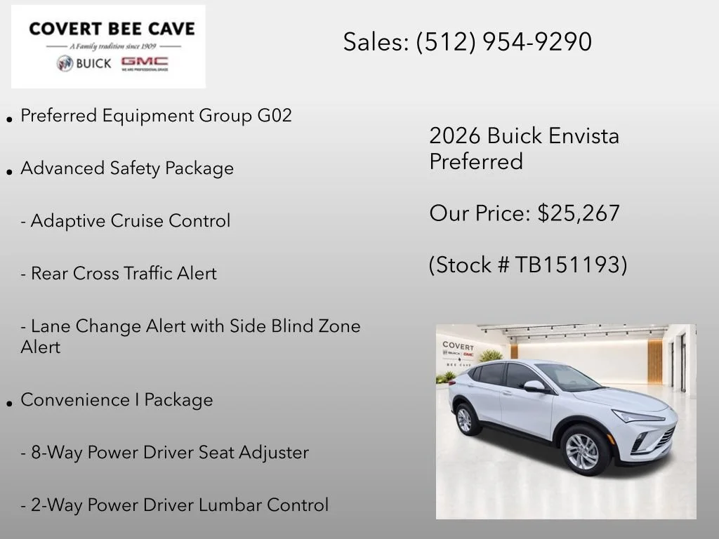 New 2026 Summit White Buick Preferred image 7