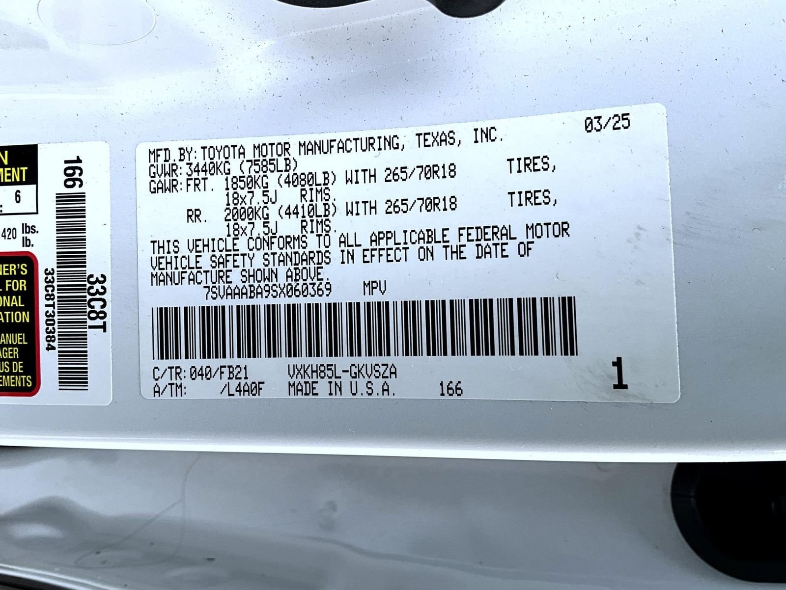 Used 2025 White Toyota SR5 image 30
