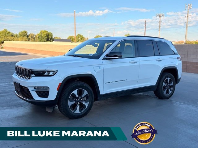 Certified Used 2024 White Jeep 4xe image 1