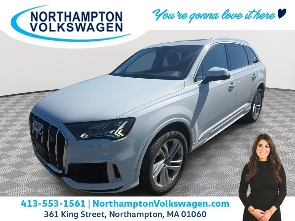 Used 2023 Glacier White Metallic Audi Premium image 1