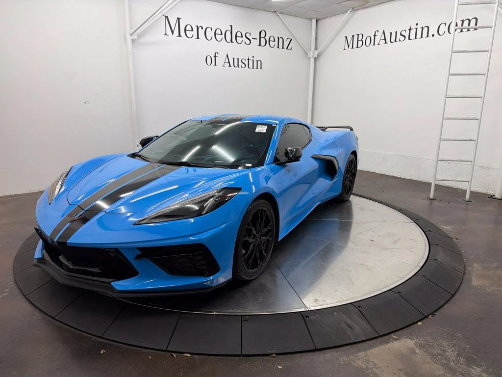 Used 2023 Blue Chevrolet Stingray image 3