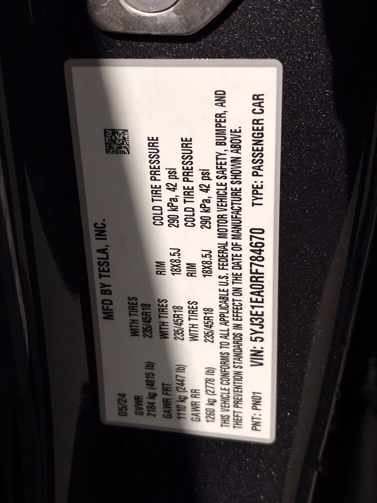 Used 2024 Gray Tesla Base image 18