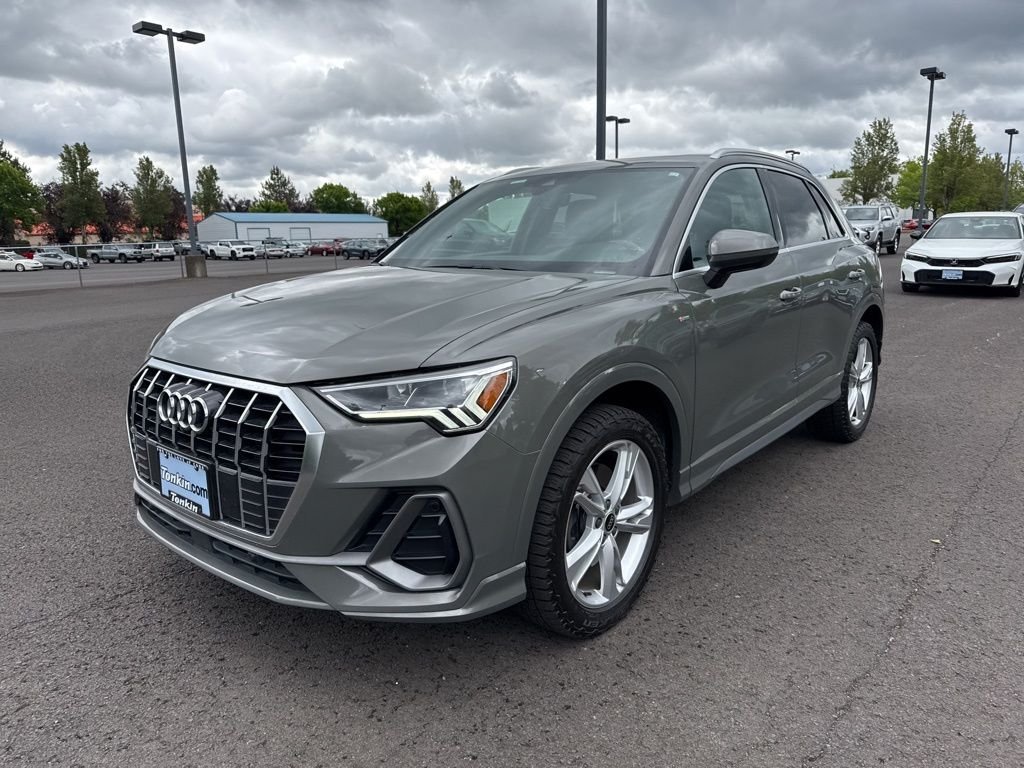 Used 2023 Chronos Gray Metallic Audi Premium Plus image 3