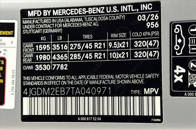 New 2026 MANUFAKTUR Alpine Grey Mercedes-Benz EQS 400 image 60
