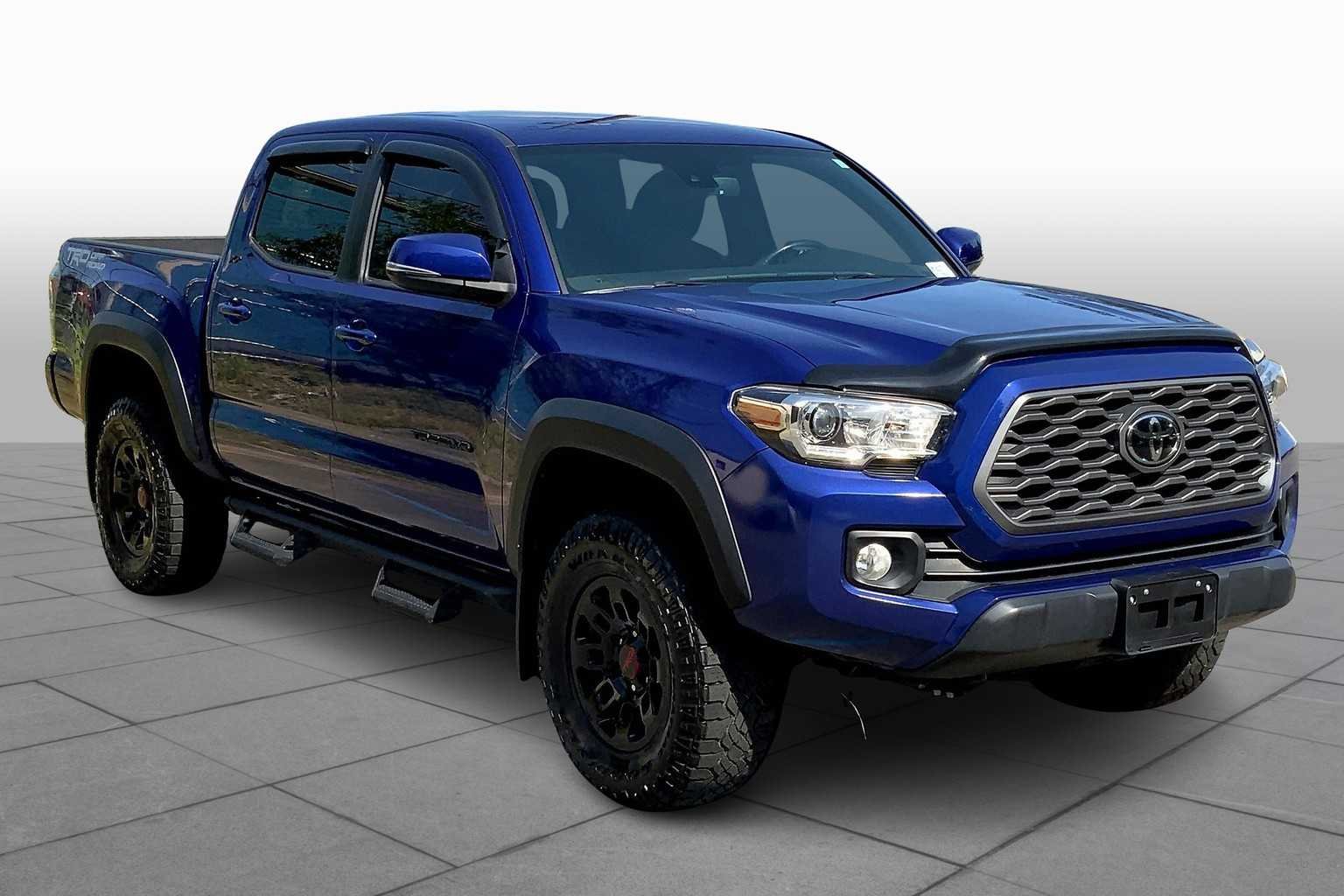 Used 2022 Blue Crush Metallic Toyota TRD Off Road image 3