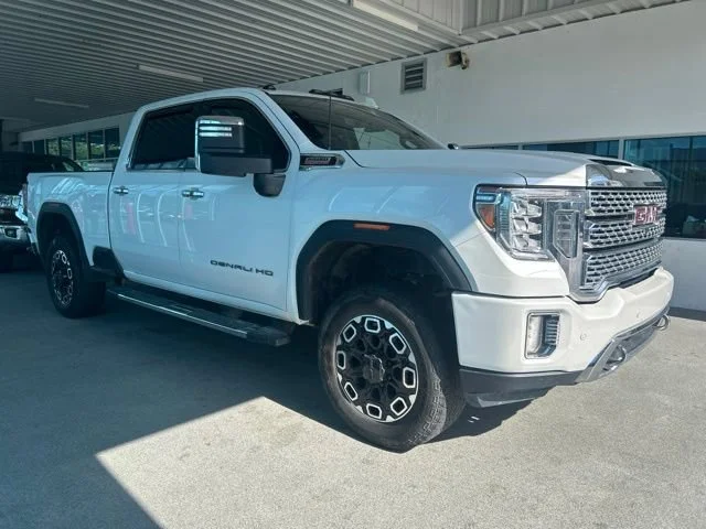Used 2023 White Frost Tricoat GMC Denali image 1