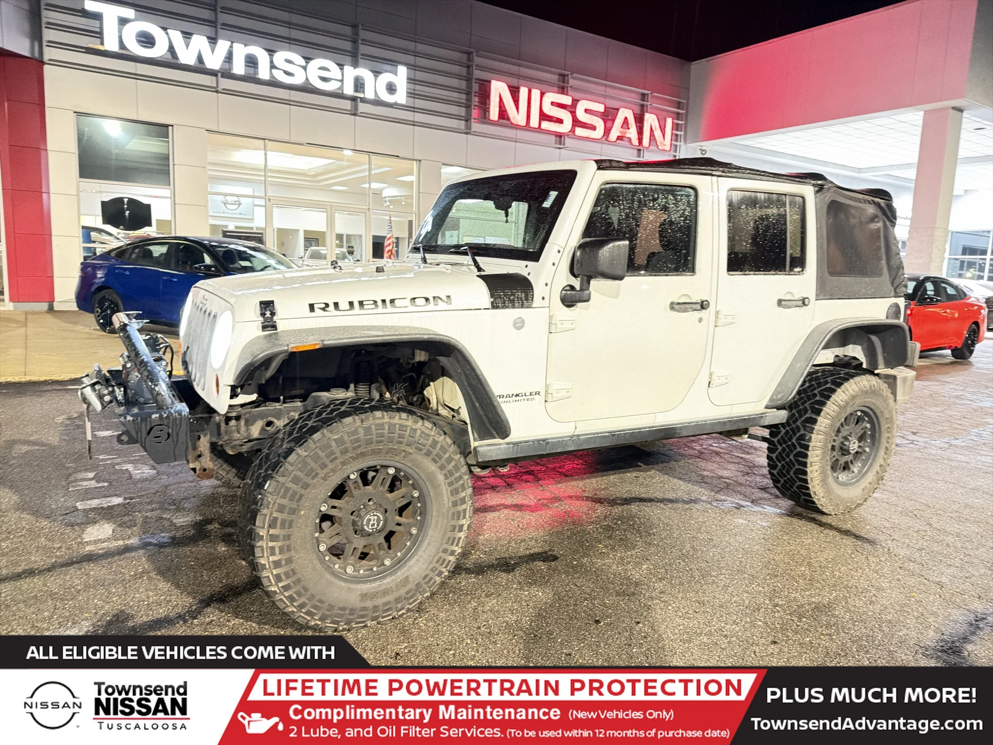 Used 2011 Bright White Clearcoat Jeep Rubicon image 1