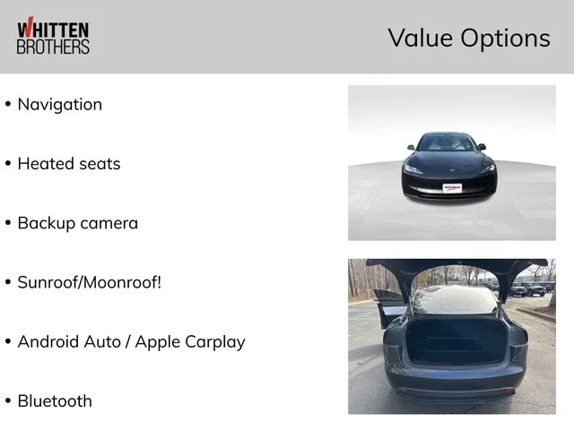 Used 2024 Tesla Model 3 Base with VIN 5YJ3E1EA1RF870277 for sale in Richmond, VA