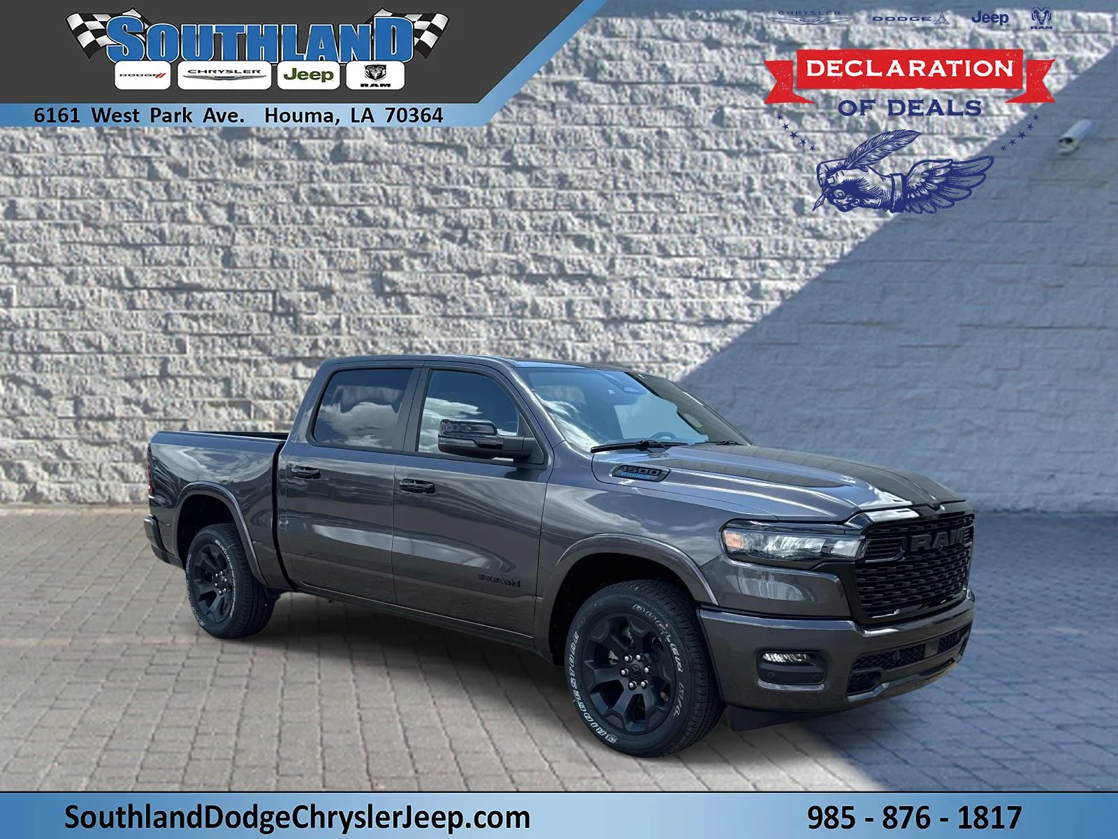 New 2026 Granite Crystal Metallic Clear-Coat Exterior Paint RAM Big Horn image 1