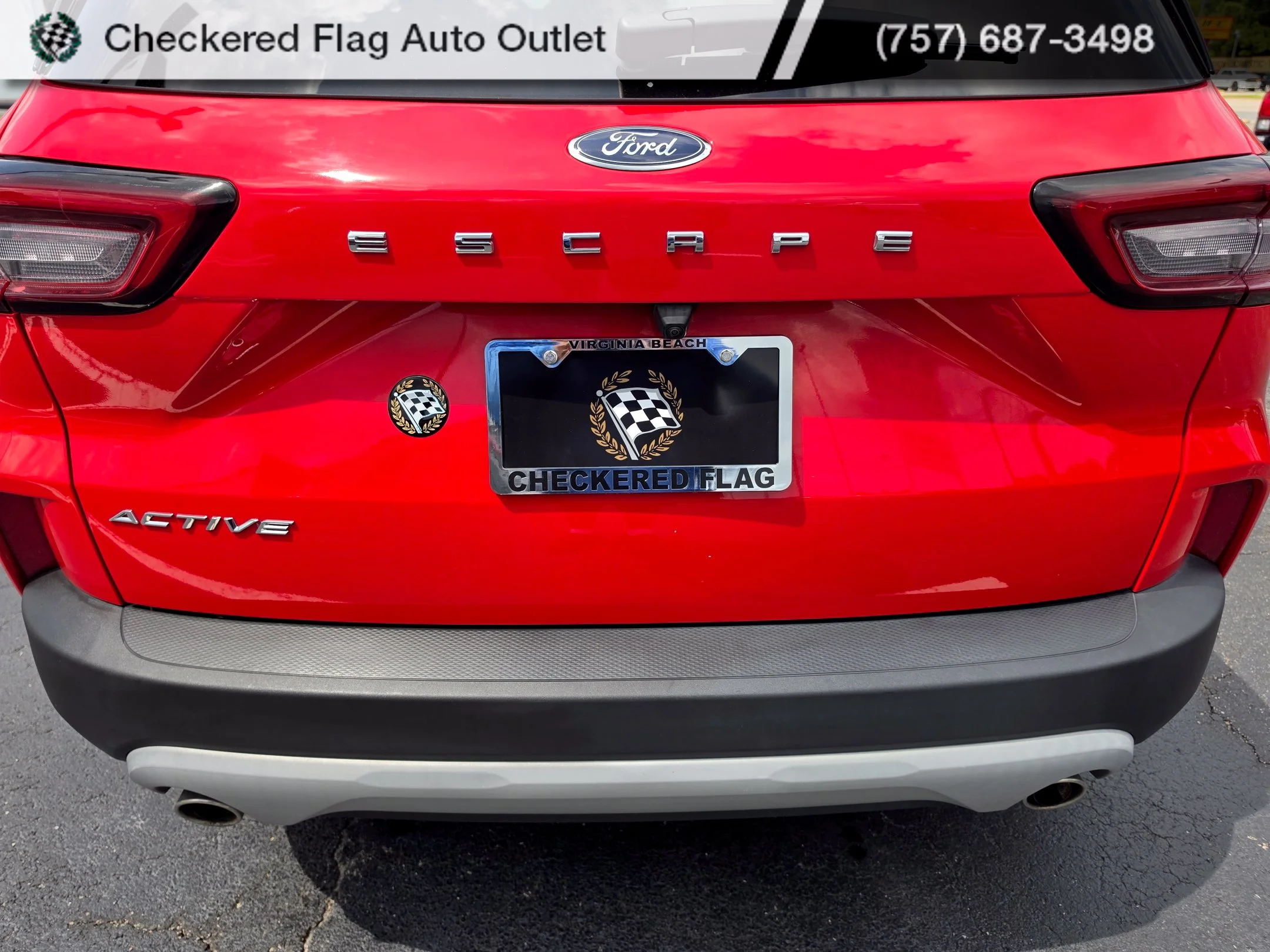 Used 2024 Race Red Ford Active image 13