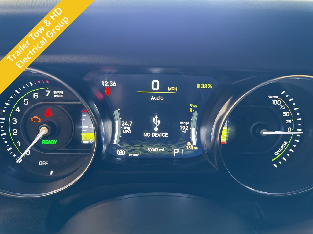 Used 2022 Gray Jeep Unlimited Sahara 4xe image 12