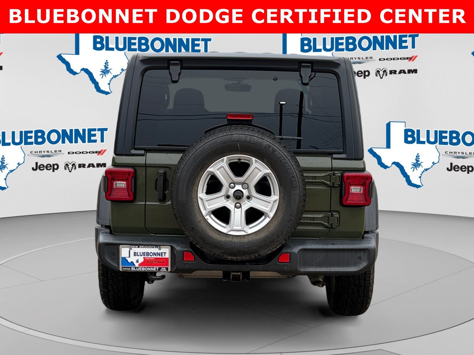 Used 2021 Sarge Green Clearcoat Jeep Sport S image 6