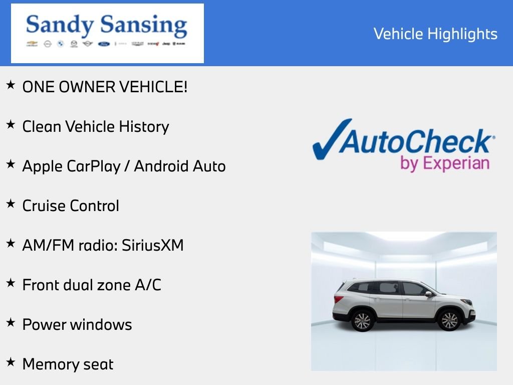 Used 2020 White Honda EX-L image 7