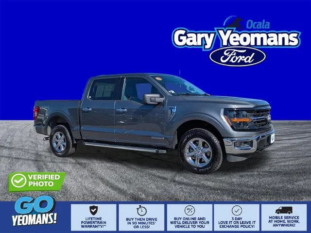 Certified Used 2025 Carbonized Gray Metallic Ford XLT image 1