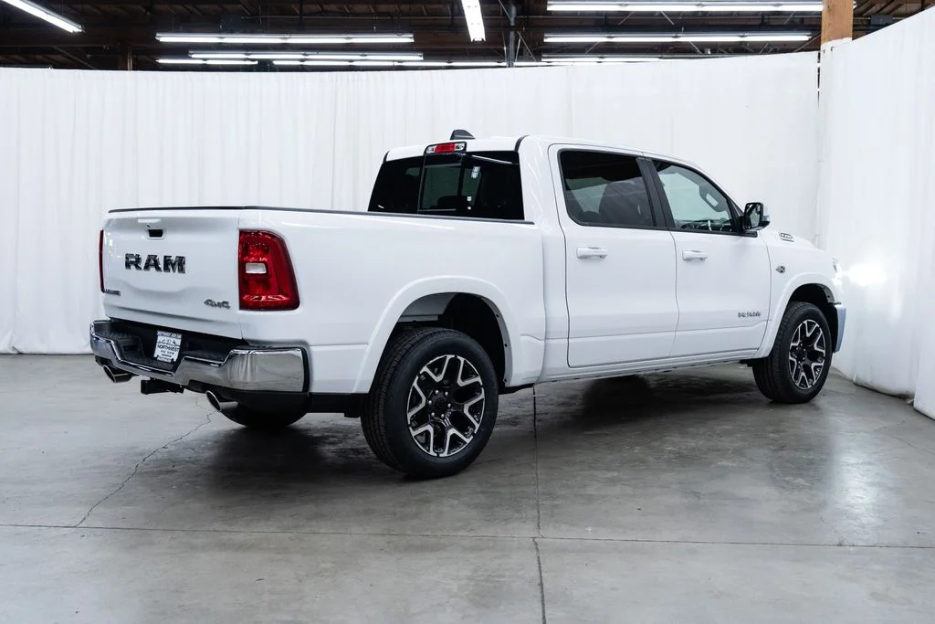 New 2026 Bright White Clear-Coat Exterior Paint RAM Laramie image 6