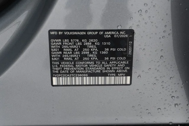 New 2026 Silver Mist Metallic Volkswagen 2.0T SEL Premium R-Line image 42