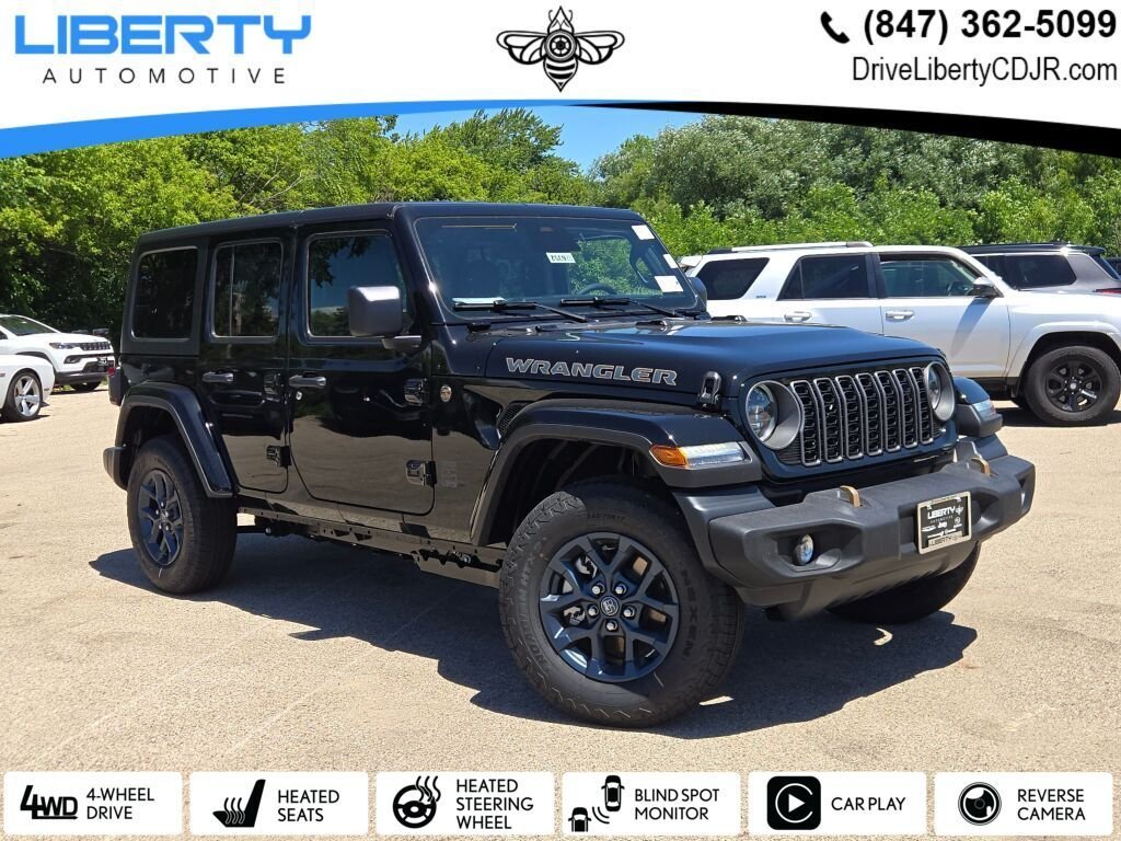 New 2026 Black Clear-Coat Exterior Paint Jeep 85th Anniversary Edition image 1