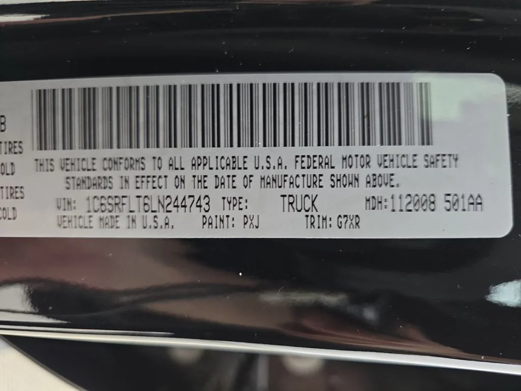 Used 2020 Diamond Black Crystal Pearlcoat Ram Rebel image 31