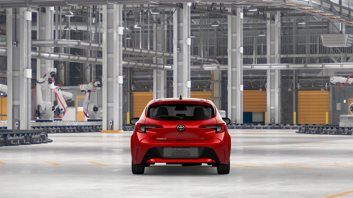 New 2027 Finish Line Red Toyota SE image 8