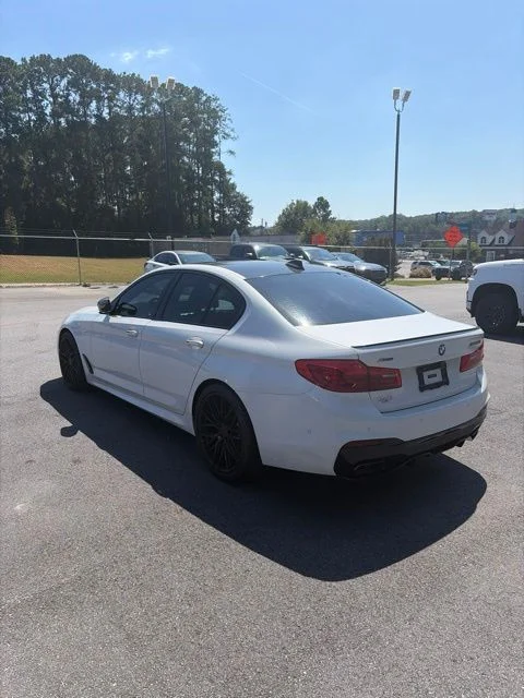 Used 2018 White BMW M550i xDrive image 4