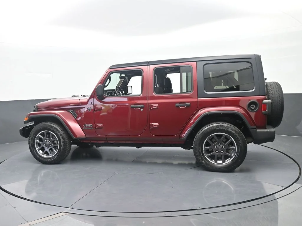 Used 2021 Snazzberry Pearlcoat Jeep Unlimited Sport S image 3