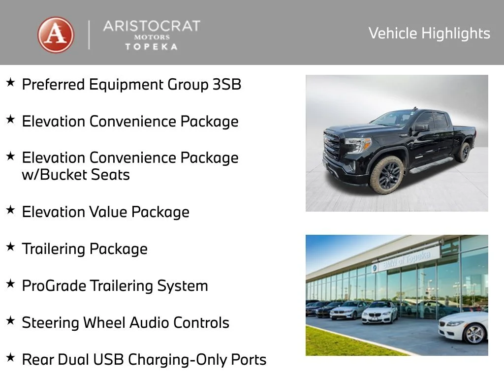 Used 2019 GMC Sierra 1500 Elevation with VIN 1GTR9CED0KZ421984 for sale in Kansas City
