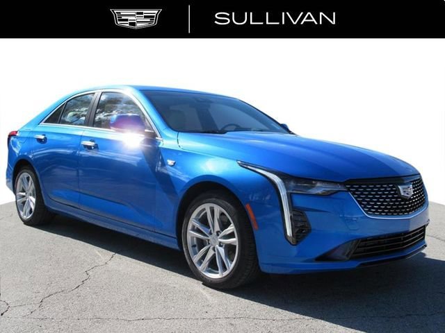 Coastal Blue Metallic 2026 Cadillac CT4 Luxury RWD Sedan Rear-Wheel Drive 8-Speed Automatic