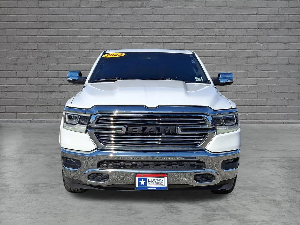 Used 2022 Bright White Clearcoat Ram Laramie image 4