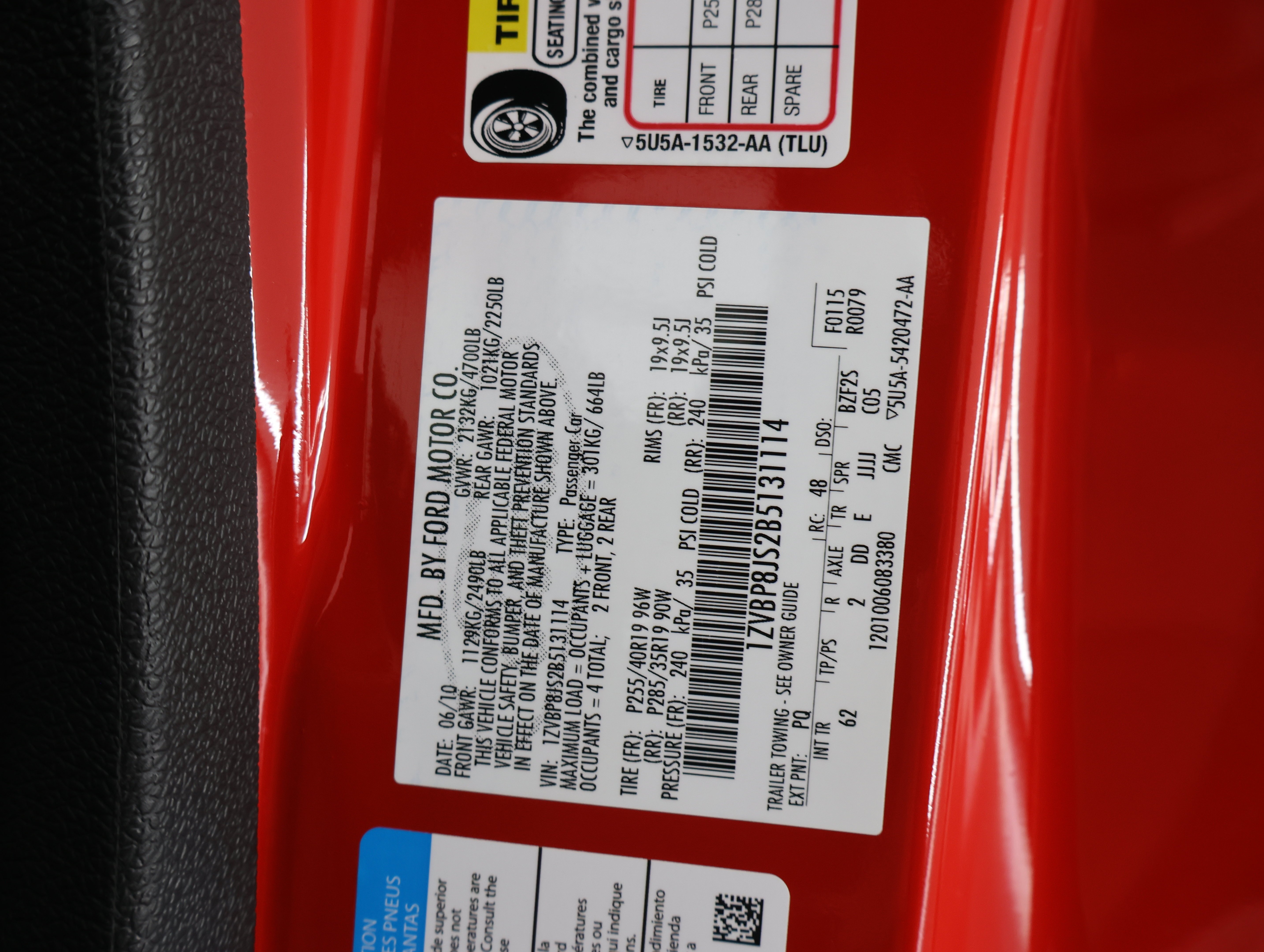 Used 2011 Race Red Ford GT500 Coupe: GT500-6 SPEED STICK-HID LIGHTS-ROUSH EXHAUST image 52