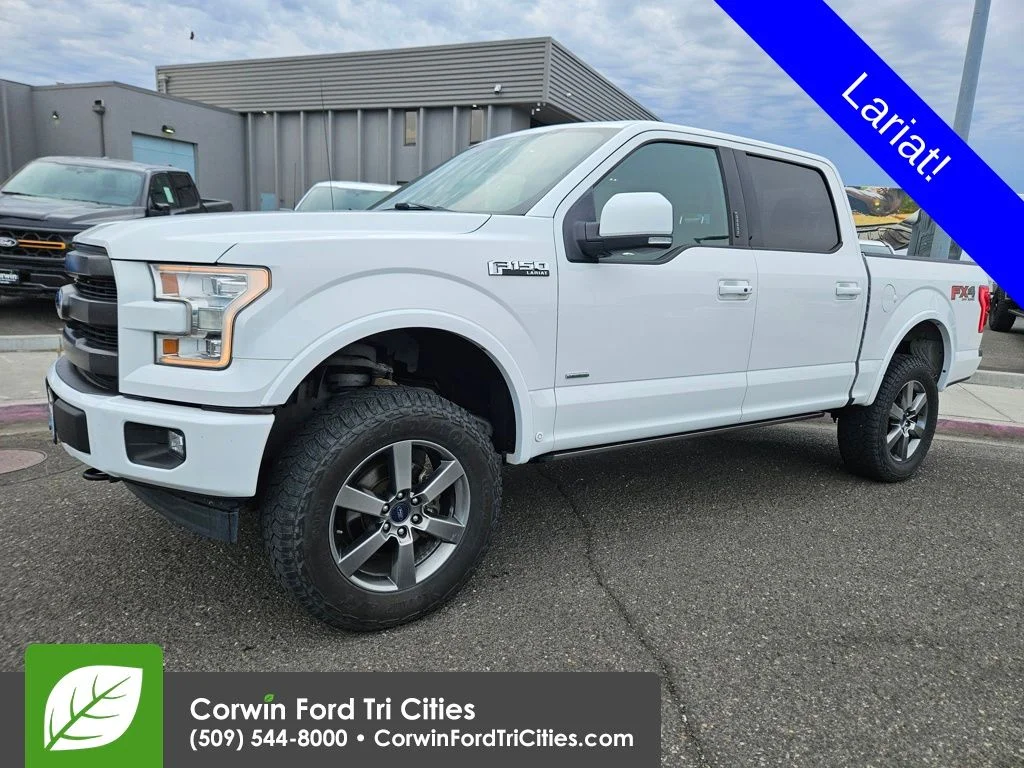 Used 2017 White Ford Lariat image 3