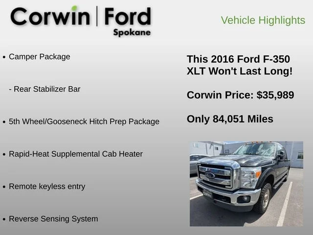 Used 2016 Shadow Black Ford XLT image 6