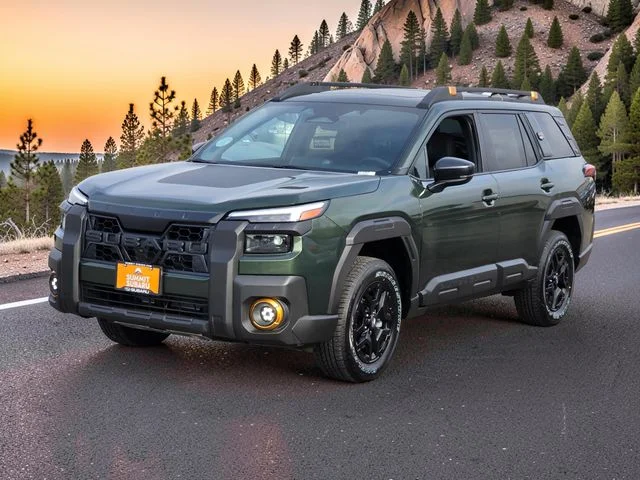 New 2026 DEEP EMERALD GREEN PEARL Subaru Wilderness image 4
