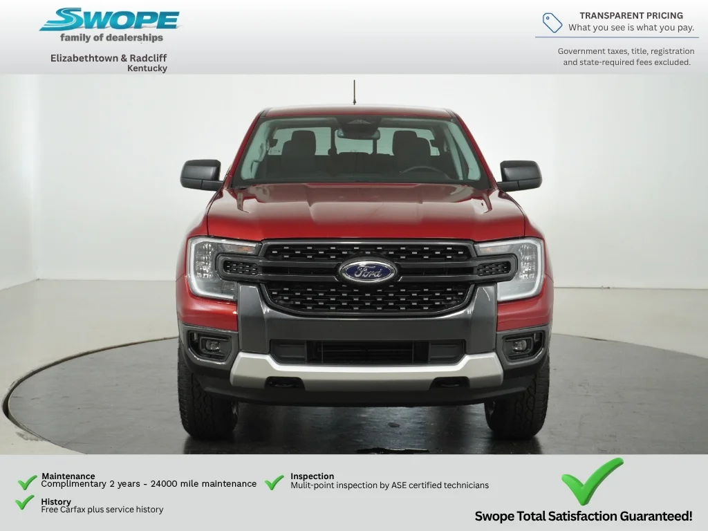 New 2026 Ruby Red Metallic Tinted Clearcoat Ford XLT image 8