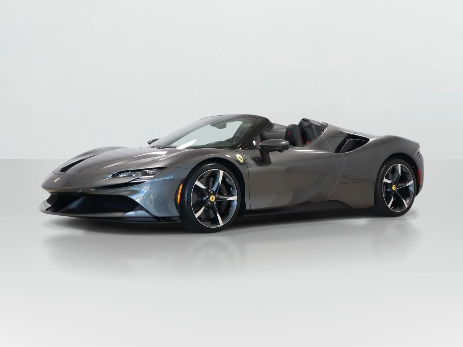 Used 2025 Grigio Silverstone Metallic Ferrari Convertible image 1