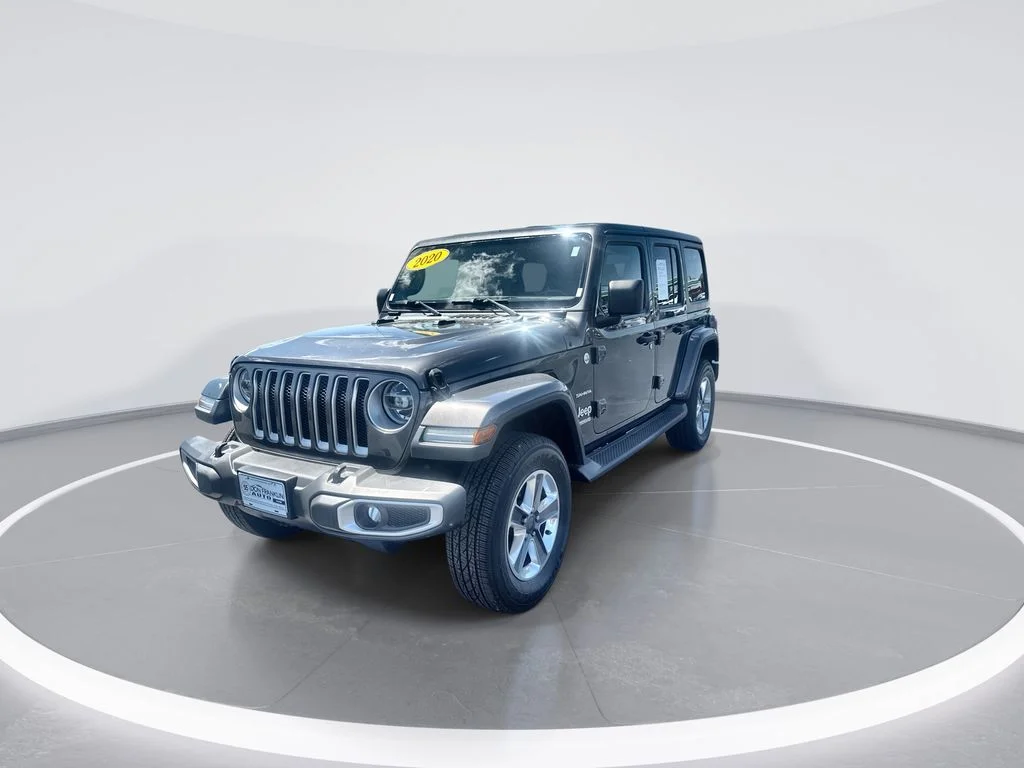 Used 2020 Gray Jeep Unlimited Sahara image 4