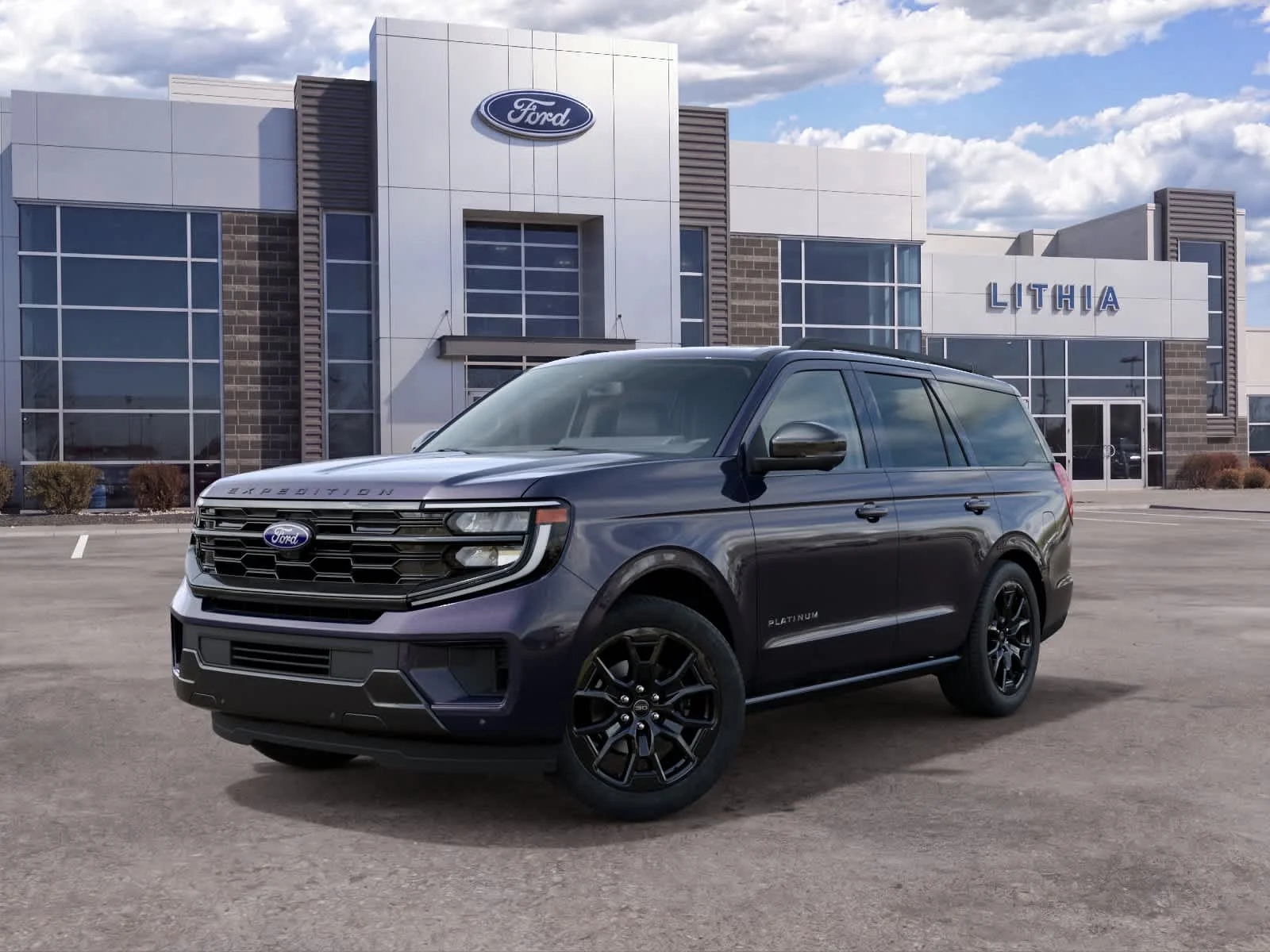 New 2027 Blue Ember Metallic Ford Platinum image 2