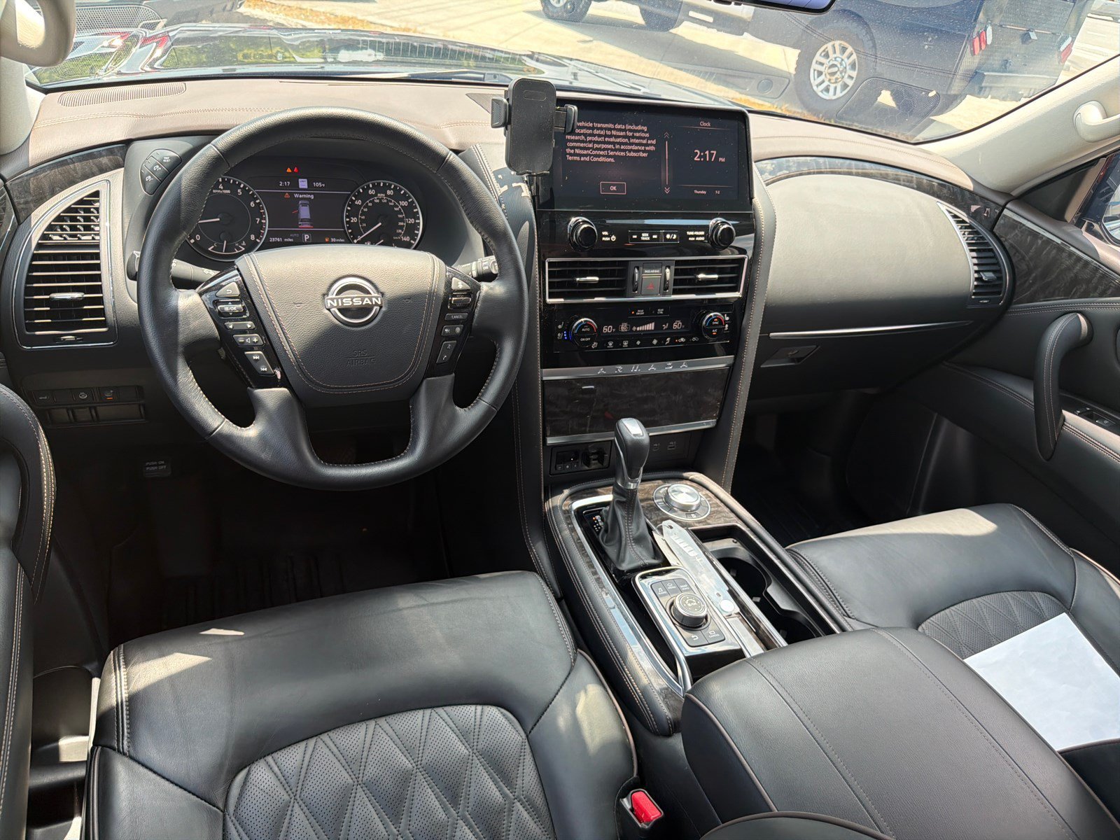 Used 2024 Super Black Nissan Platinum image 22