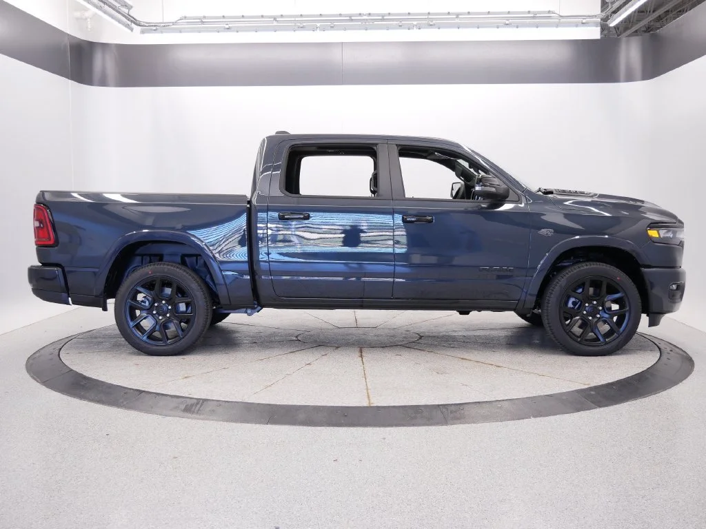 New 2027 Forged Blue Metallic Exterior Paint Ram Laramie image 7