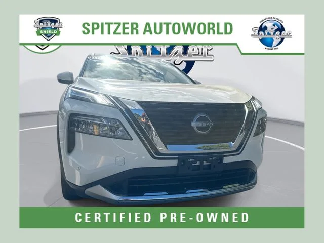 Certified Used 2023 White Nissan Platinum image 1