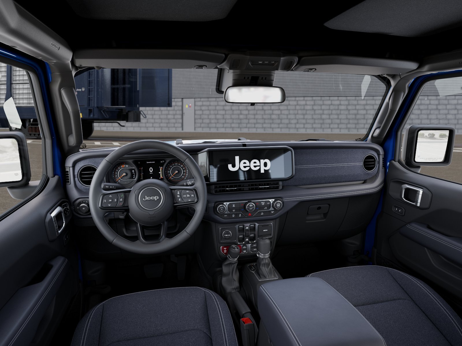 New 2026 Hydro Blue Pearl-Coat Exterior Paint Jeep Rubicon image 8