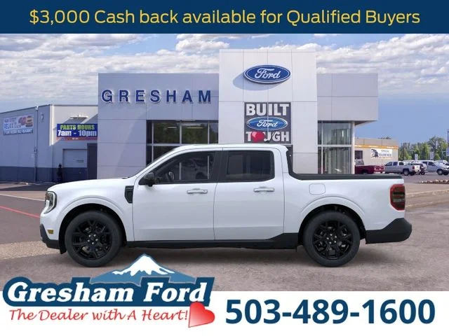 New 2025 Space White Metallic Ford Lariat image 3