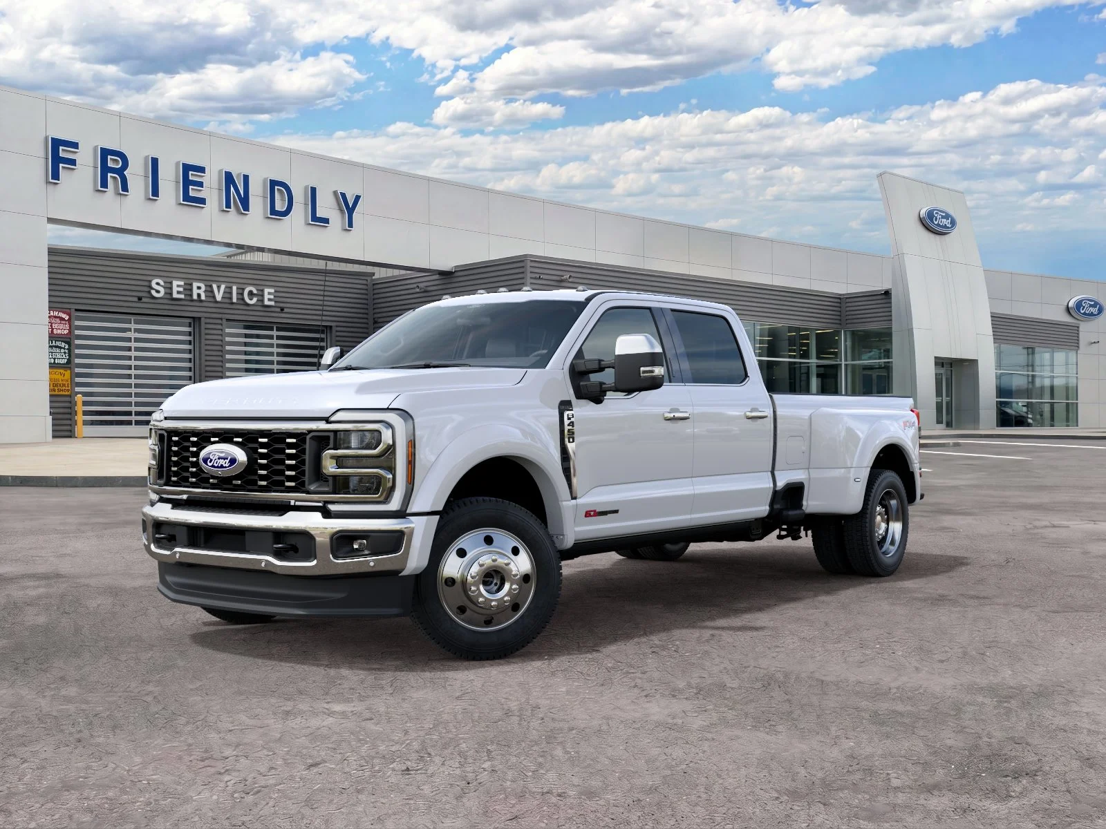 New 2027 Star White Metallic Tri-Coat Ford F-450® King Ranch® image 2